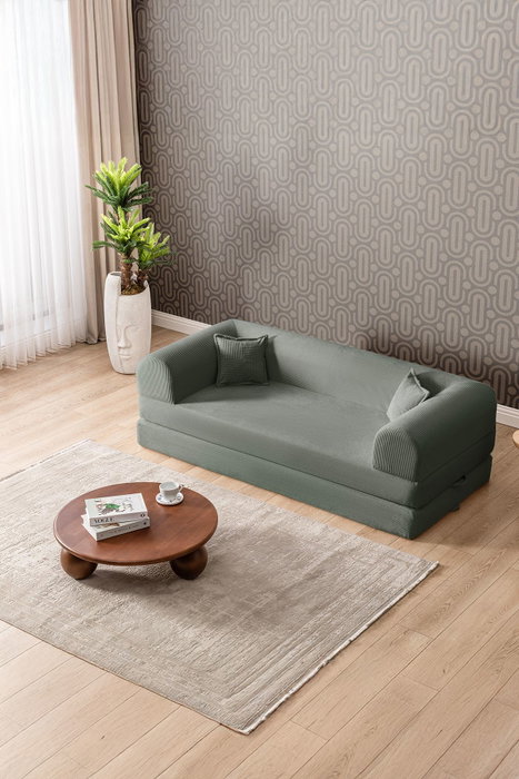 Atelier Del Sofa Legom Eco - Green Sofá-cama de 3 plazas